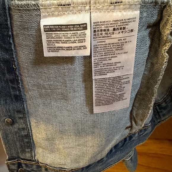 Limited Edition Travis Scott x Levi’s Collab Toyota Eagle Denim Jacket - Picture 3 of 4